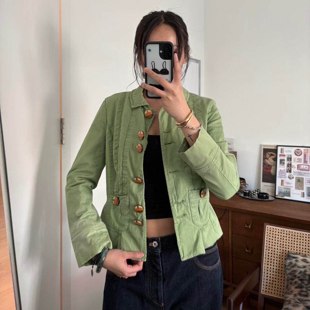 Vintage Dolce & Gabbana Green Jacket